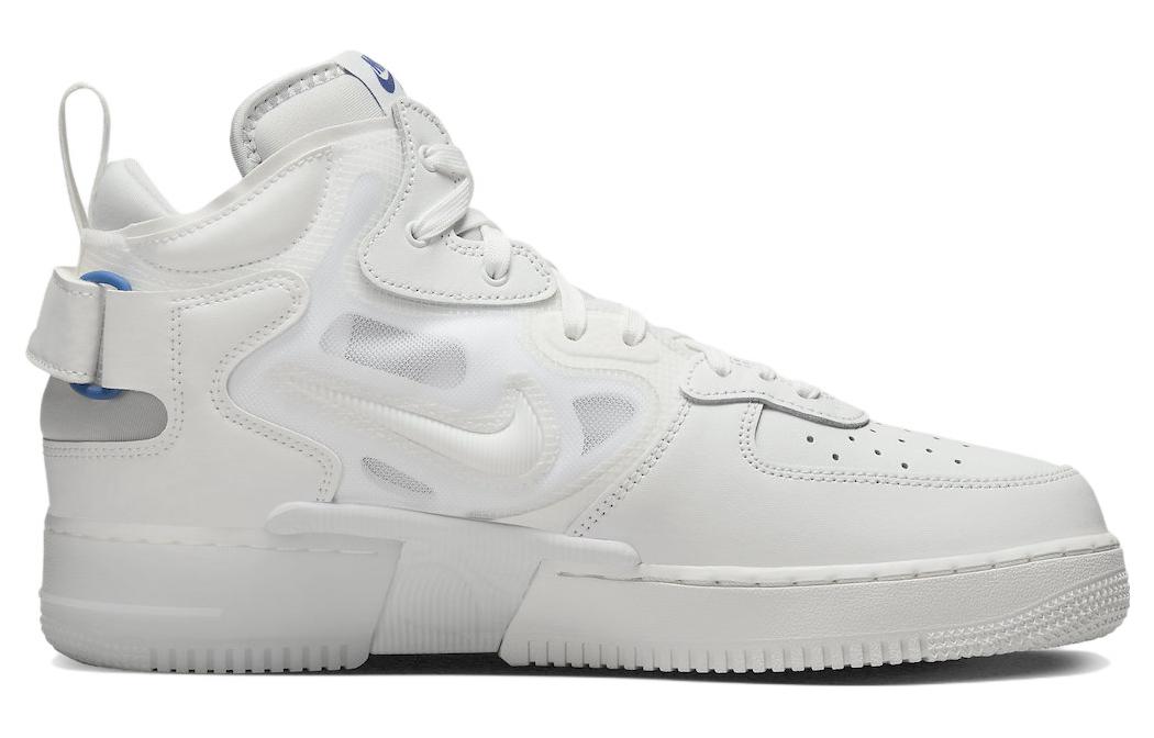Спортивные кеды мужские Nike Air Force 1 Mid React Summit белые, 44 EU