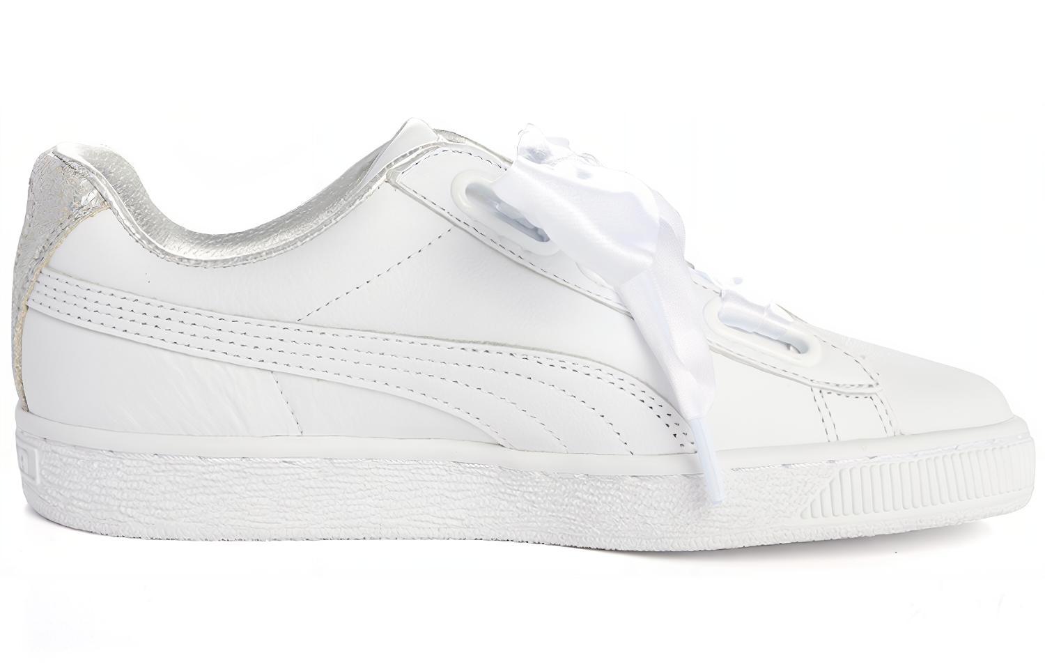 Кеды женские PUMA Suede Heart Crush белые, 39 EU