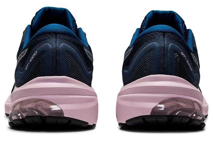 Беговые кроссовки женские ASICS GT 1000 11 Wide mako blue barely rose, 39 EU