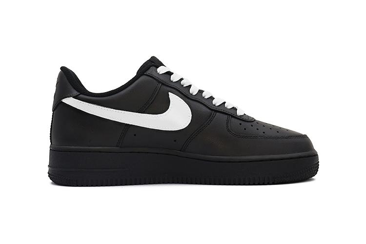 Кеды унисекс Nike Air Force 1 Low 07 Low-Top черно-белые, 41 EU