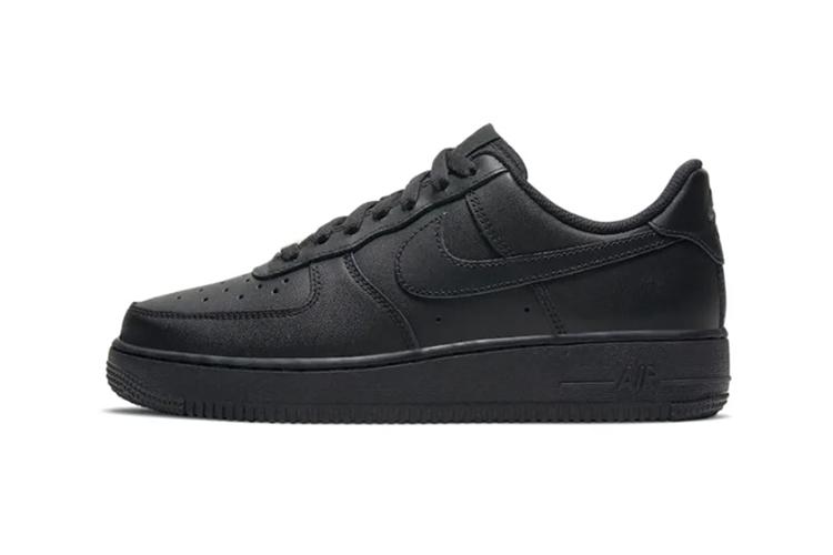 Кеды унисекс Nike Air Force 1 Low 07 Low-Top черно-белые, 41 EU