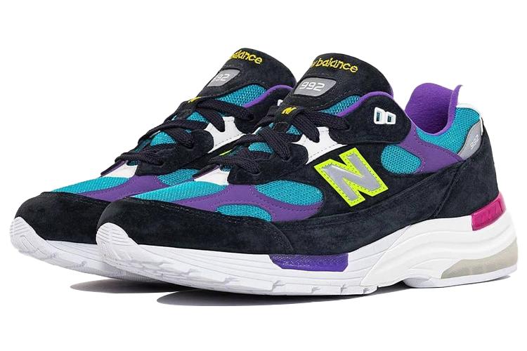 Кроссовки мужские New Balance 992 Ycmc Rewind черные-фиолетовые, 40 EU