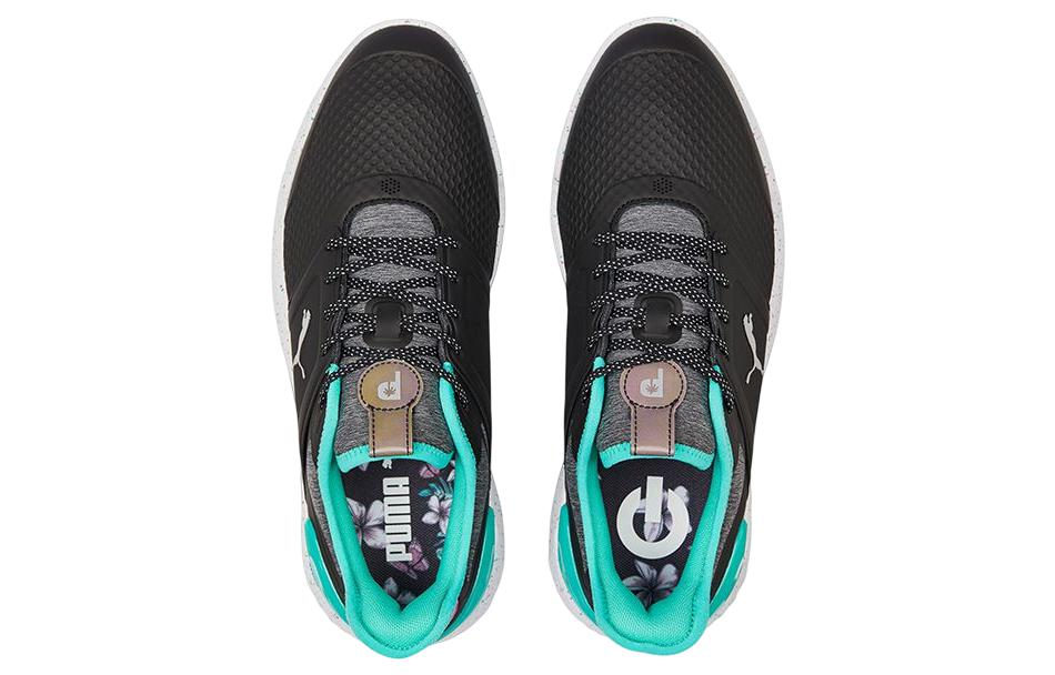 Кроссовки мужские PUMA Ignite Series Elevate Low top черно-зелёные, 42.5 EU