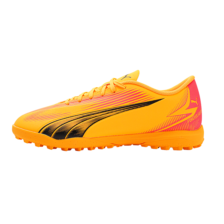 Футбольные бутсы мужские PUMA Ultra Play TT желто-черные, 44.5 EU