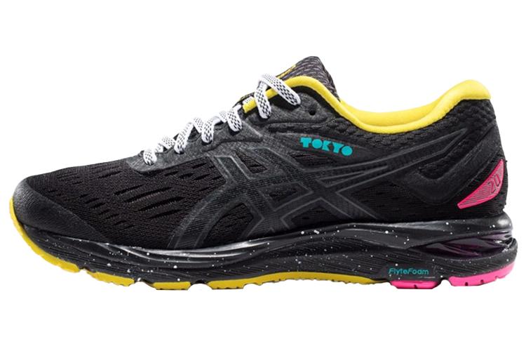 Кроссовки женские ASICS Gel Cumulus 20 Tokyo Marathon черные-желтые, 37 EU