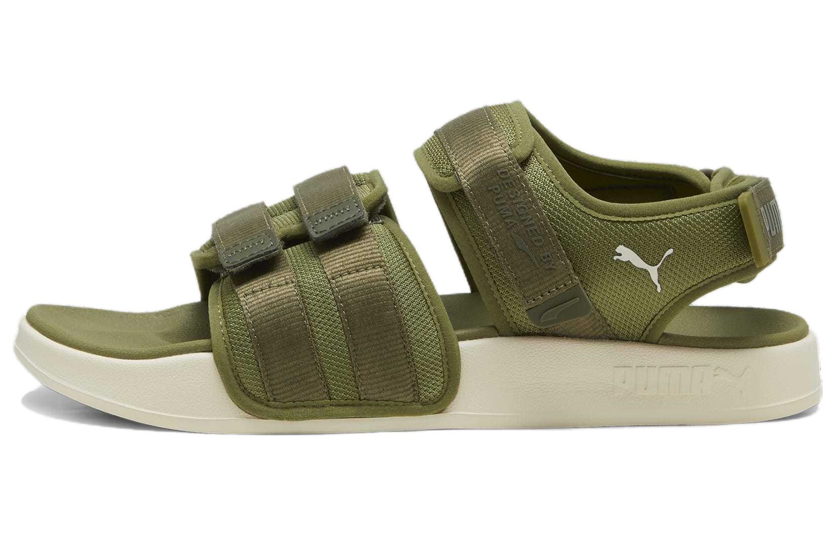 Сандалии унисекс PUMA Leadcat оливковые, 43 EU