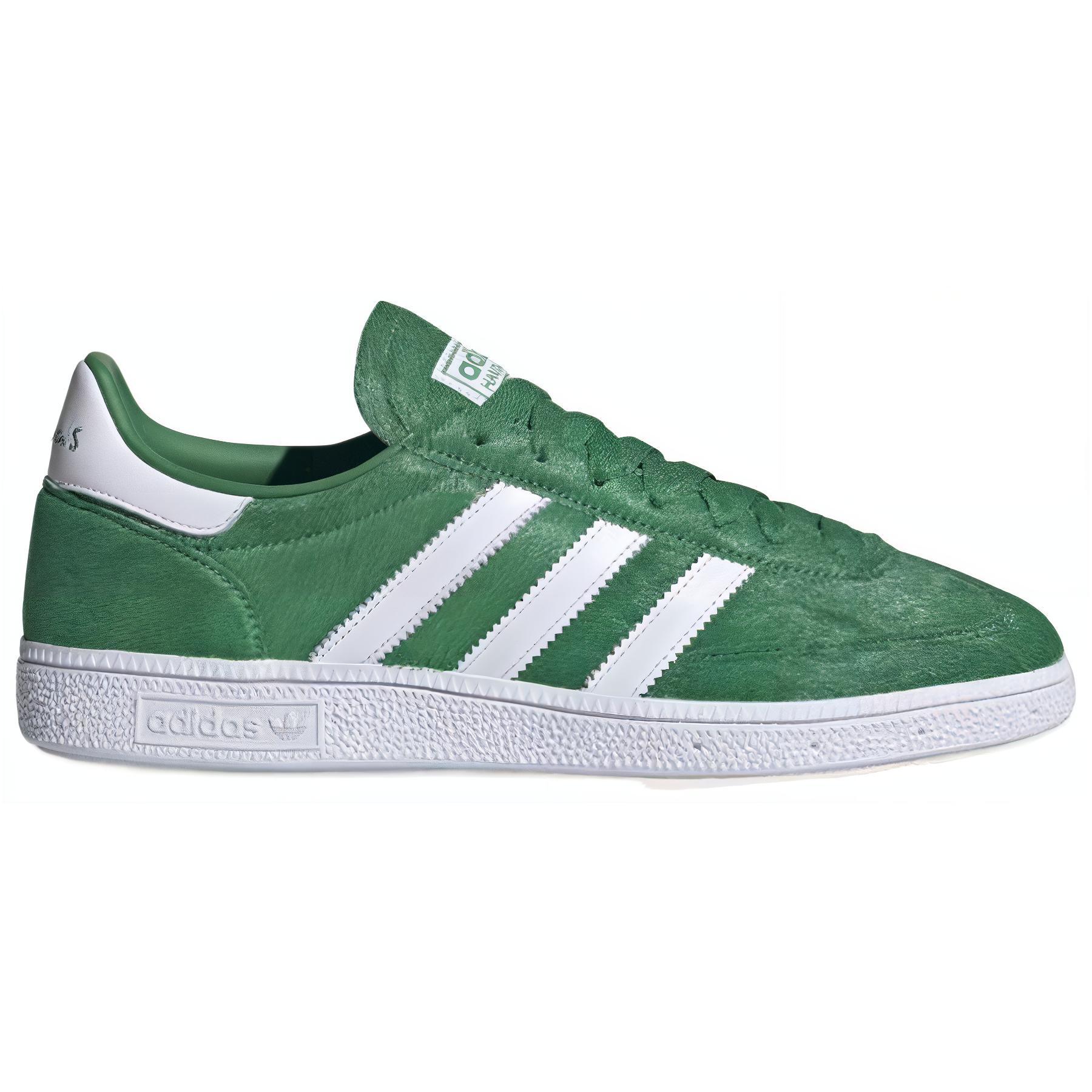 Кеды унисекс Adidas Handball Spezial Pony Hair зелёные, 38 EU
