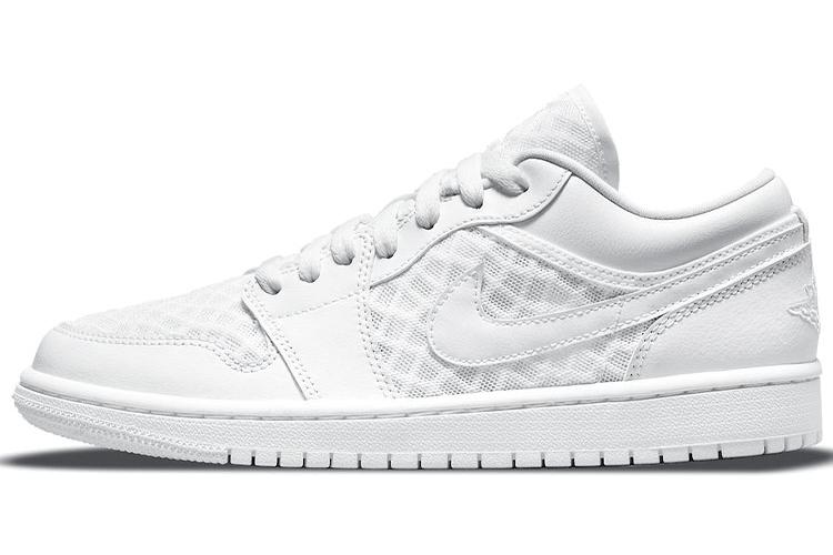 Кеды женские Jordan 1 Retro Low Breathe белые, 35.5 EU