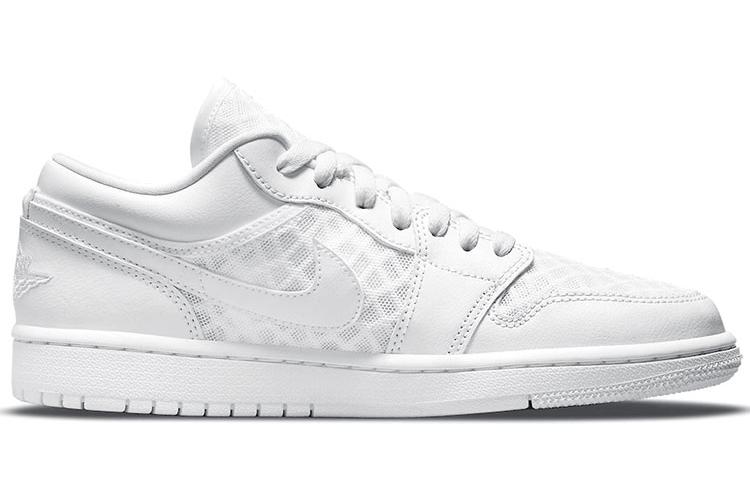 Кеды женские Jordan 1 Retro Low Breathe белые, 35.5 EU