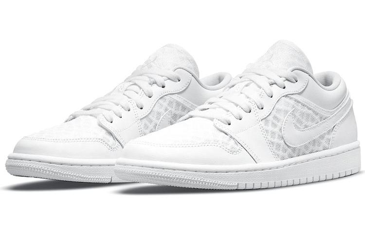 Кеды женские Jordan 1 Retro Low Breathe белые, 35.5 EU