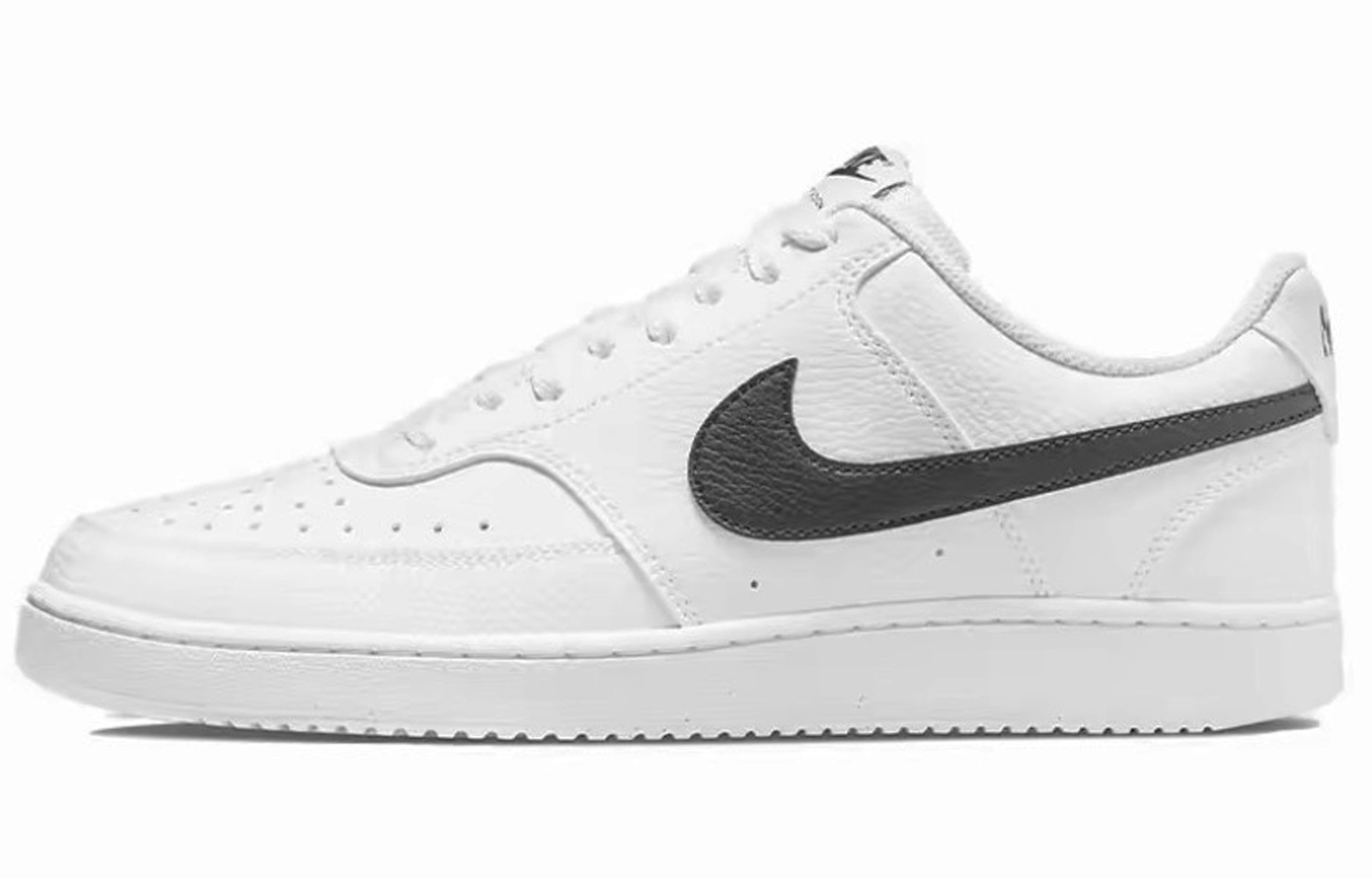 Кеды унисекс Nike Court Borough Low-Top белые и коричневые, 44 EU