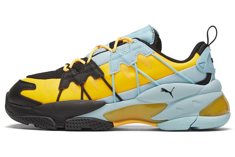 Кроссовки унисекс PUMA Lqdcell Omega Striped Knit черные, 37 EU