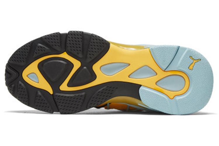 Кроссовки унисекс PUMA Lqdcell Omega Striped Knit черные, 37 EU