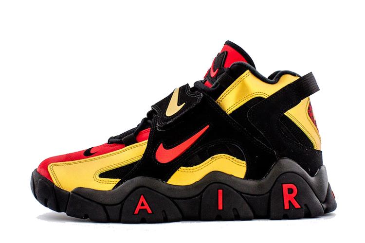 Кроссовки мужские Nike Air Barrage Mid черные, 45.5 EU