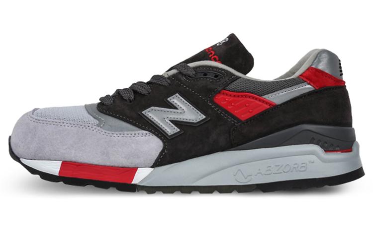 Кроссовки унисекс New Balance 998 Age Of Exploration черные-серые, 43 EU