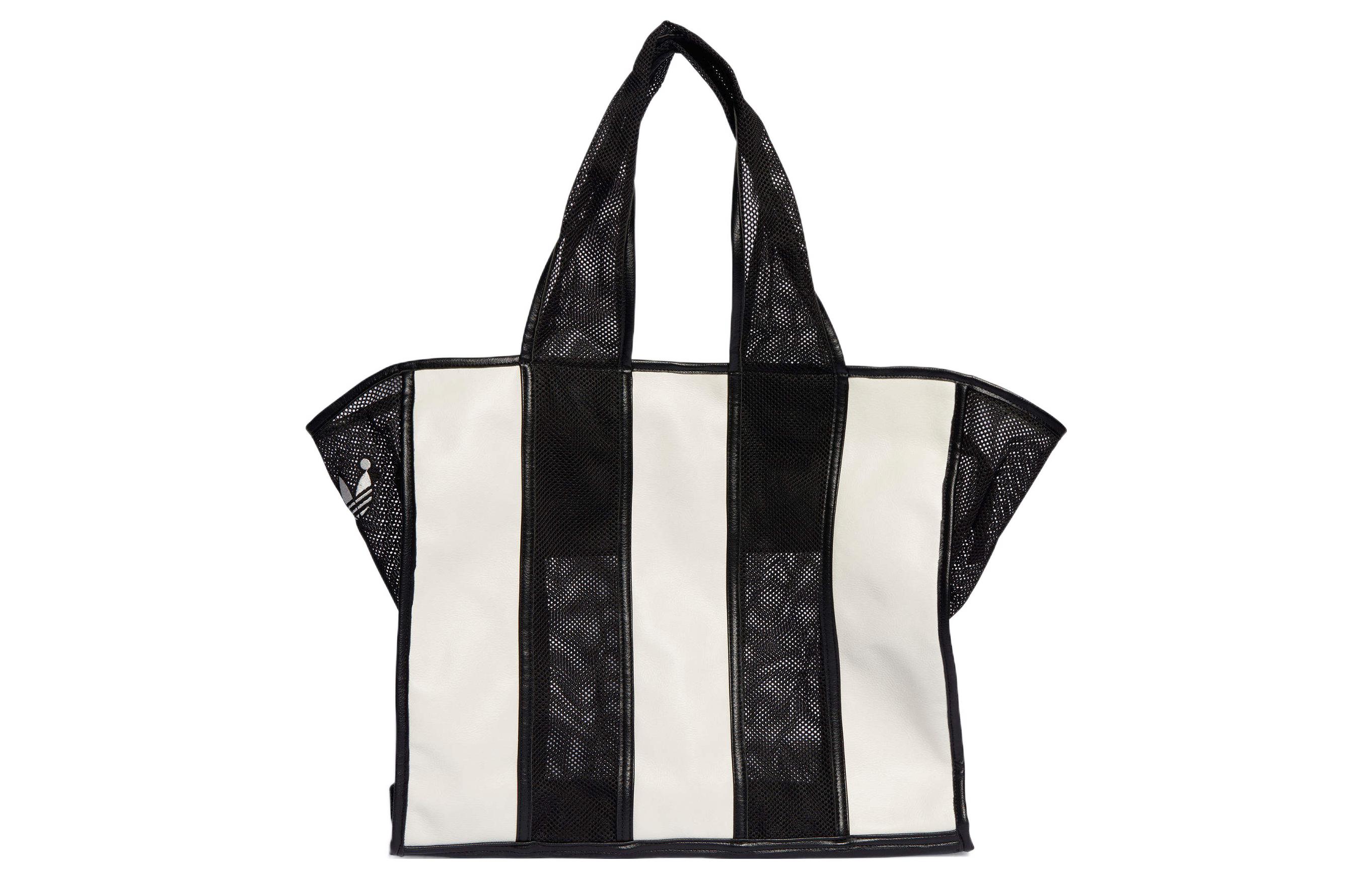 Сумка унисекс Adidas Originals IJ5992 черно-белая