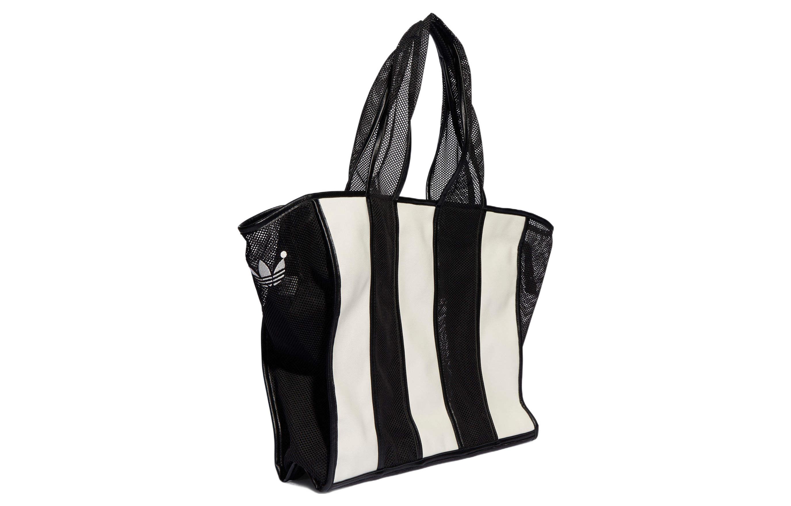 Сумка унисекс Adidas Originals IJ5992 черно-белая