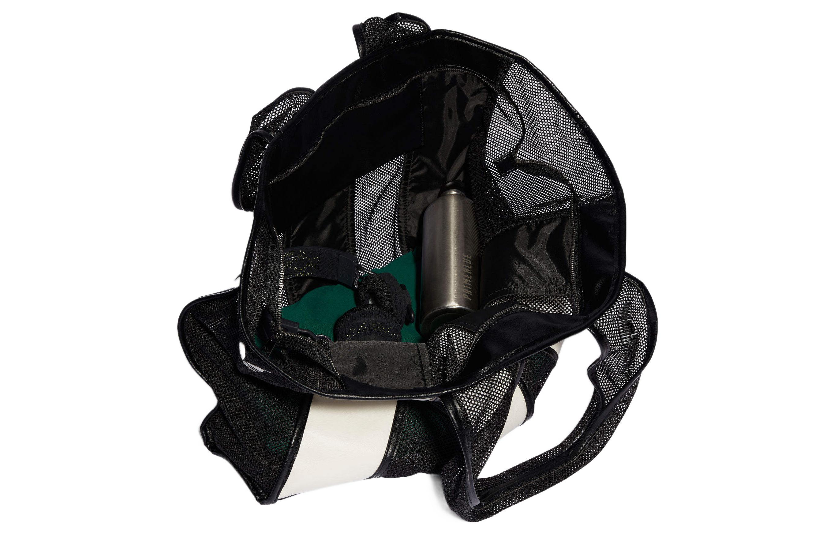 Сумка унисекс Adidas Originals IJ5992 черно-белая