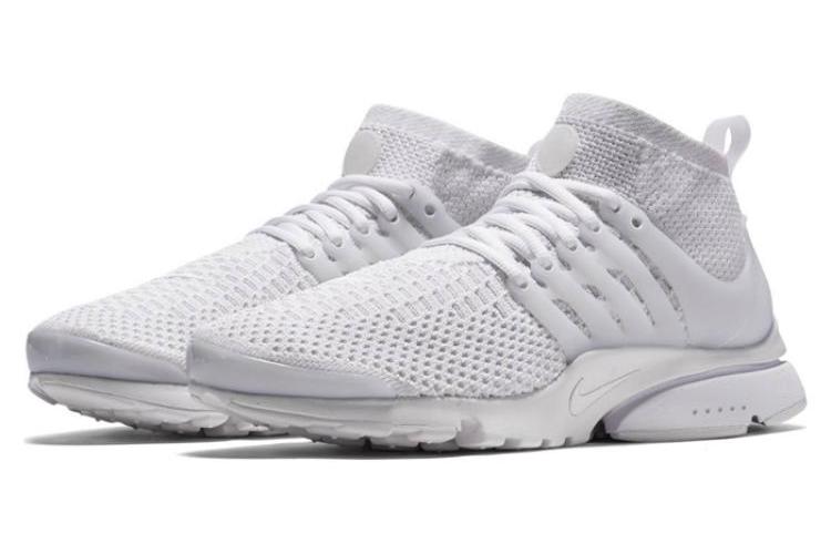 Кроссовки мужские Nike Air Presto Flyknit Ultra, triple white, 43 EU