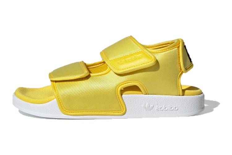 Сандалии женские Adidas Originals Adilette 3.0 белые, желтые, 36 2/3 EU