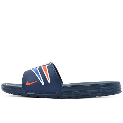 Шлепанцы мужские Nike Benassi Solarsoft NBA college navy, 40 EU