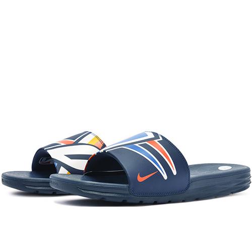 Шлепанцы мужские Nike Benassi Solarsoft NBA college navy, 40 EU