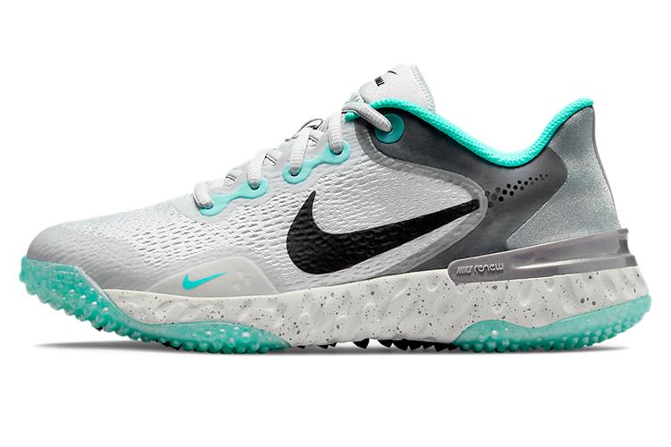 Кроссовки женские Nike Alpha Huarache Elite 3 Turf, photon dust dynamic turquoise, 37.5 EU