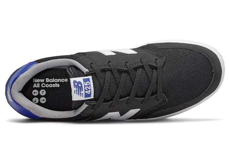 Кеды унисекс New Balance 425 черные, белые, синие, 37 EU