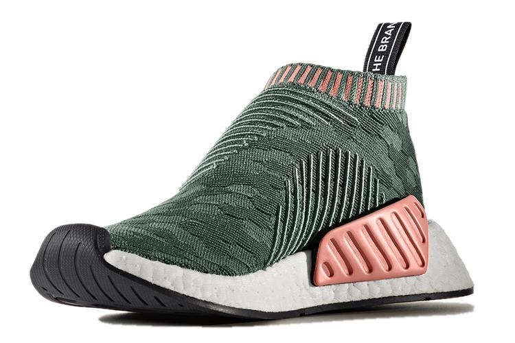 Кроссовки женские Adidas NMD CS2 trace green trace pink, 36 2/3 EU