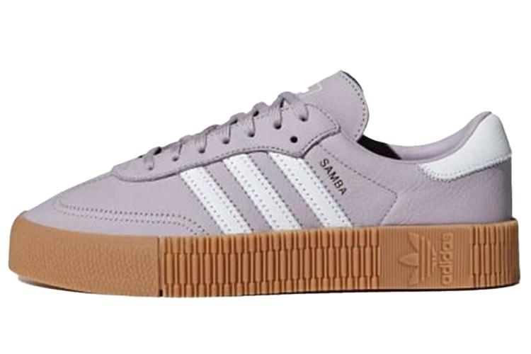 Кеды женские Adidas Sambarose Soft Vision, фиолетовые-коричневые, 36 EU