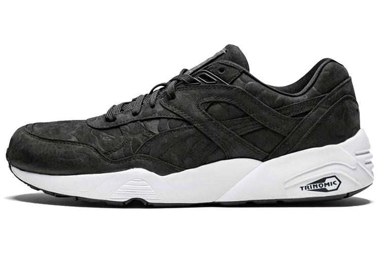 Кроссовки унисекс PUMA R698 Low Bape Camo черные, 40 EU