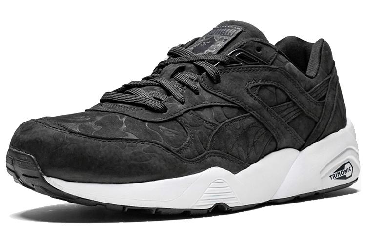 Кроссовки унисекс PUMA R698 Low Bape Camo черные, 40 EU