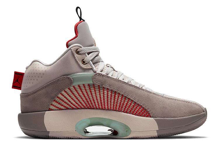 Кроссовки Air Jordan Clot X Air Jordan 35 Sepia Stone, 36 EU