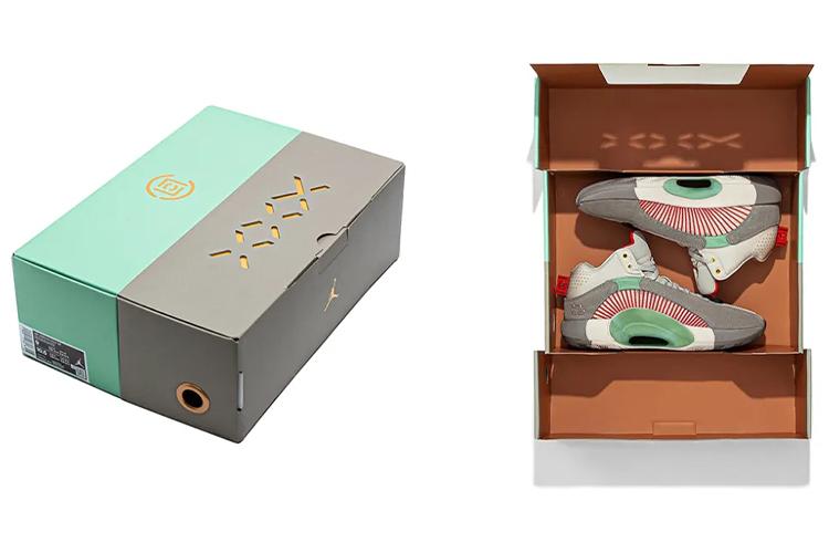 Кроссовки Air Jordan Clot X Air Jordan 35 Sepia Stone, 36 EU