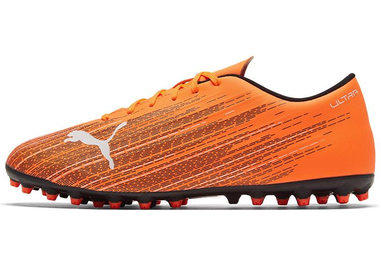 Футбольные бутсы мужские PUMA Ultra 4.1 Mg оранжевые, 39 EU