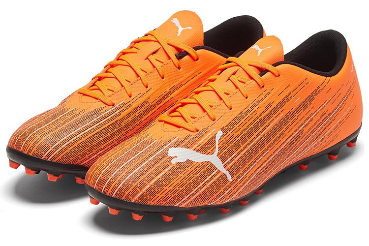 Футбольные бутсы мужские PUMA Ultra 4.1 Mg оранжевые, 39 EU