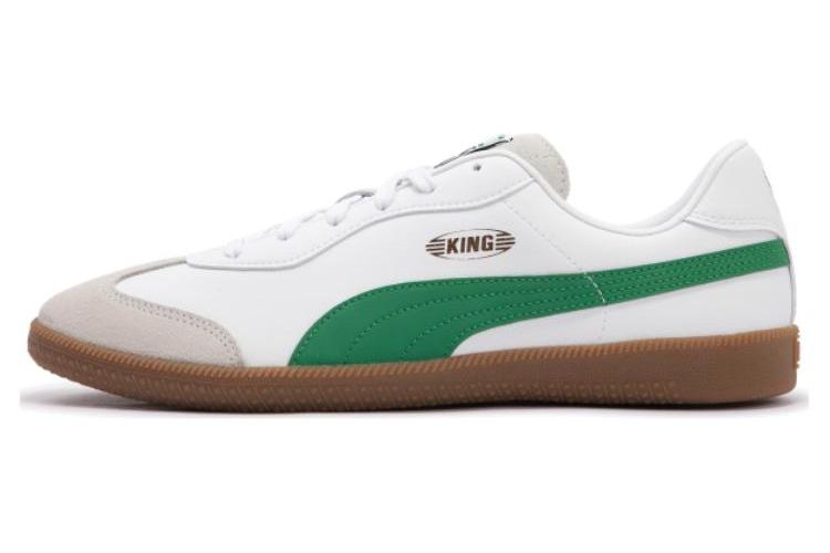 Бутсы мужские PUMA King 21 IT белые, зеленые, 45 EU