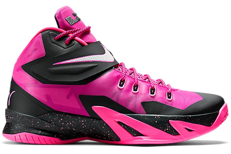 Кроссовки мужские Nike LeBron Zoom Soldier 8 think pink, 42.5 EU