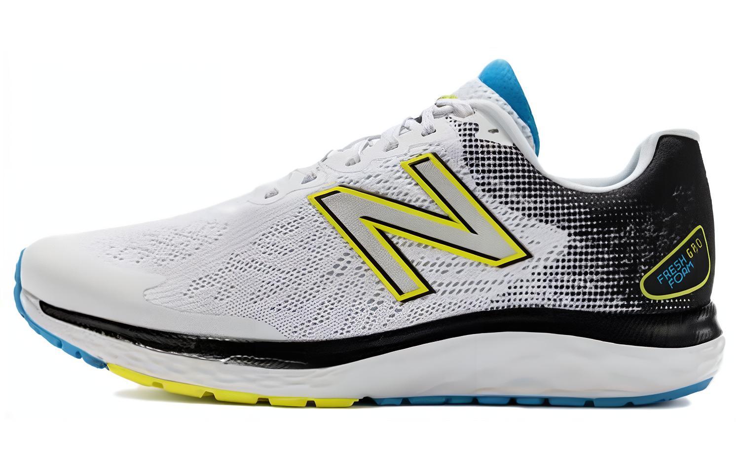 Кроссовки мужские New Balance Fresh Foam 680 V7 белые, черные