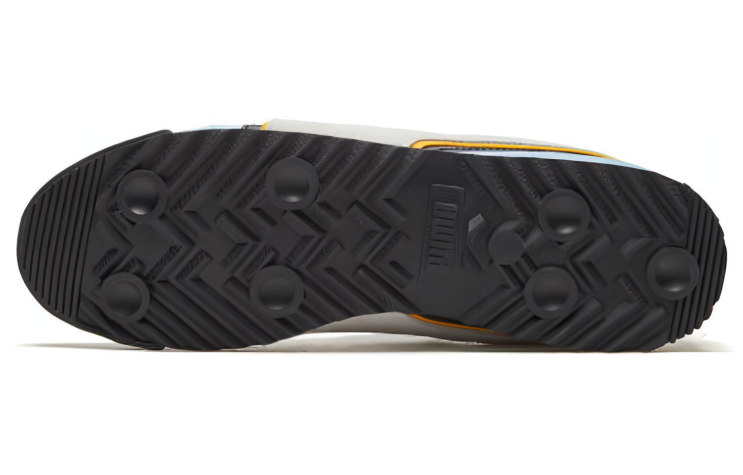 Кроссовки унисекс PUMA Roma Alt синие и золотые, 42 EU