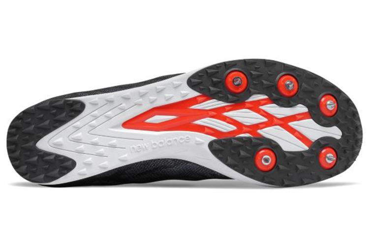 Спортивные кроссовки унисекс New Balance XC5K V5 трековые шиповки черные, 40.5 EU