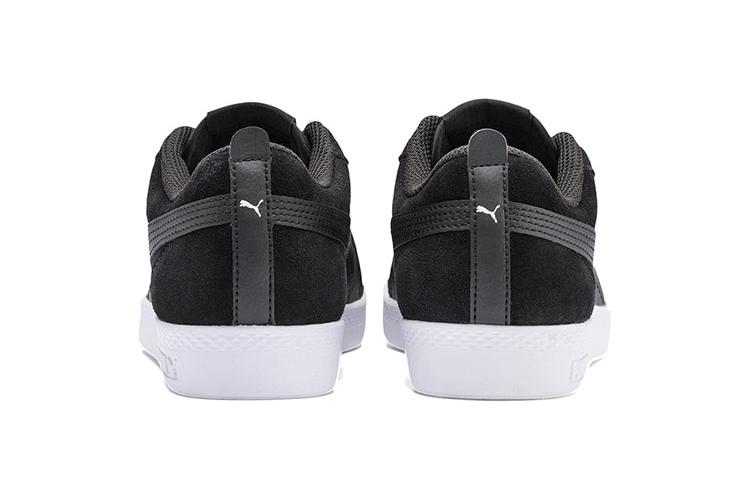 Кеды женские PUMA Smash V2 Sd черно-белые, 37 EU