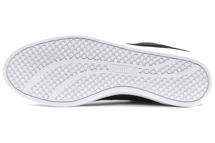 Кеды женские PUMA Smash V2 Sd черно-белые, 37 EU