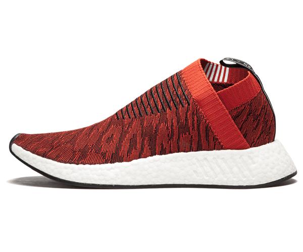 Кроссовки унисекс Adidas NMD CS2 Glitch red-white, 44 2/3 EU