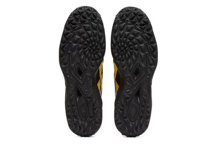 Бутсы мужские ASICS C3 FF TF черные, желтые, 39.5 EU