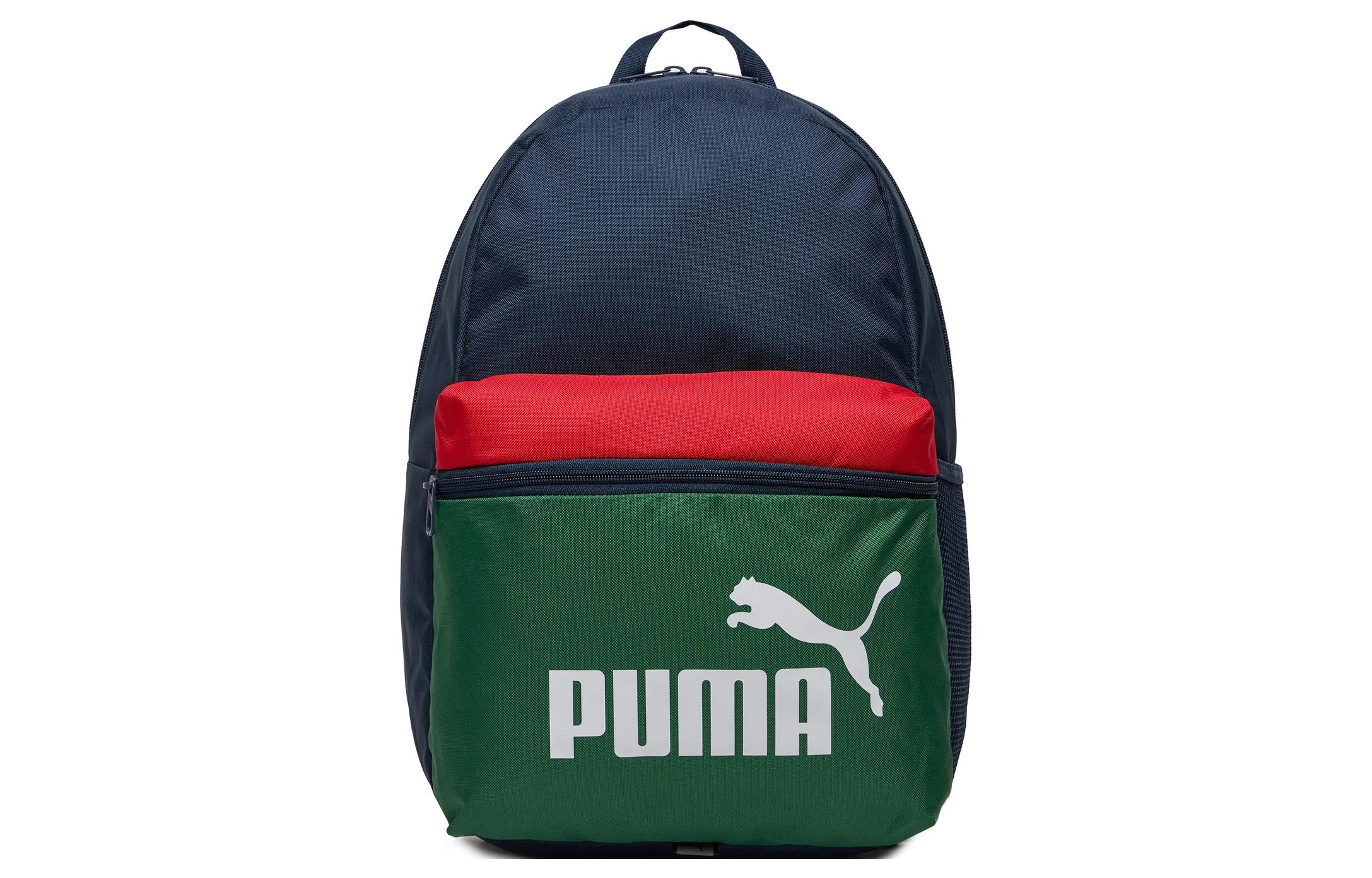 Рюкзак унисекс PUMA Regular синий, зеленый, красный