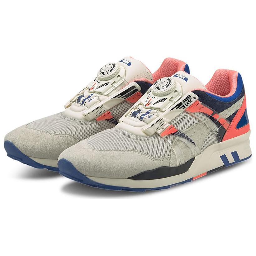 Кроссовки унисекс PUMA Xs 7000 Disc Story Low khaki/red/blue, 38 EU