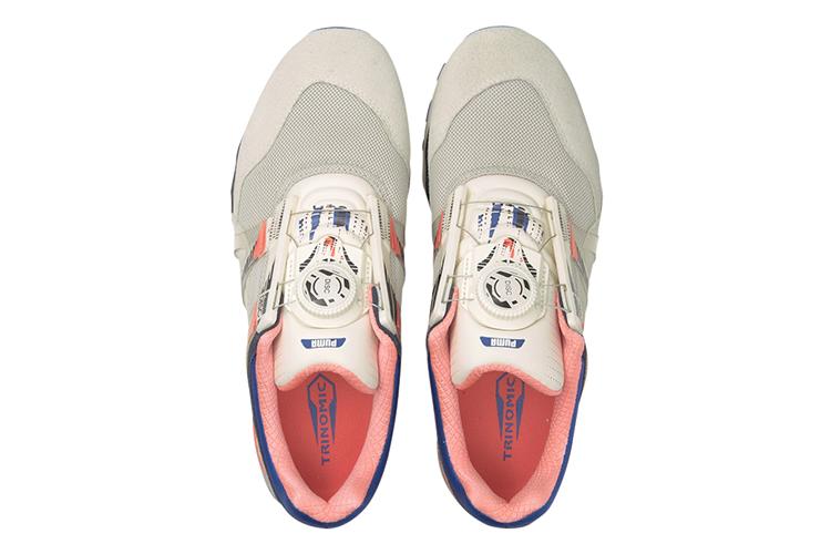 Кроссовки унисекс PUMA Xs 7000 Disc Story Low khaki/red/blue, 38 EU