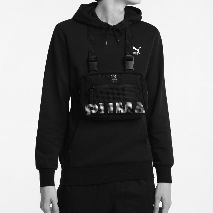 Сумка PUMA 07801701 черно-белая