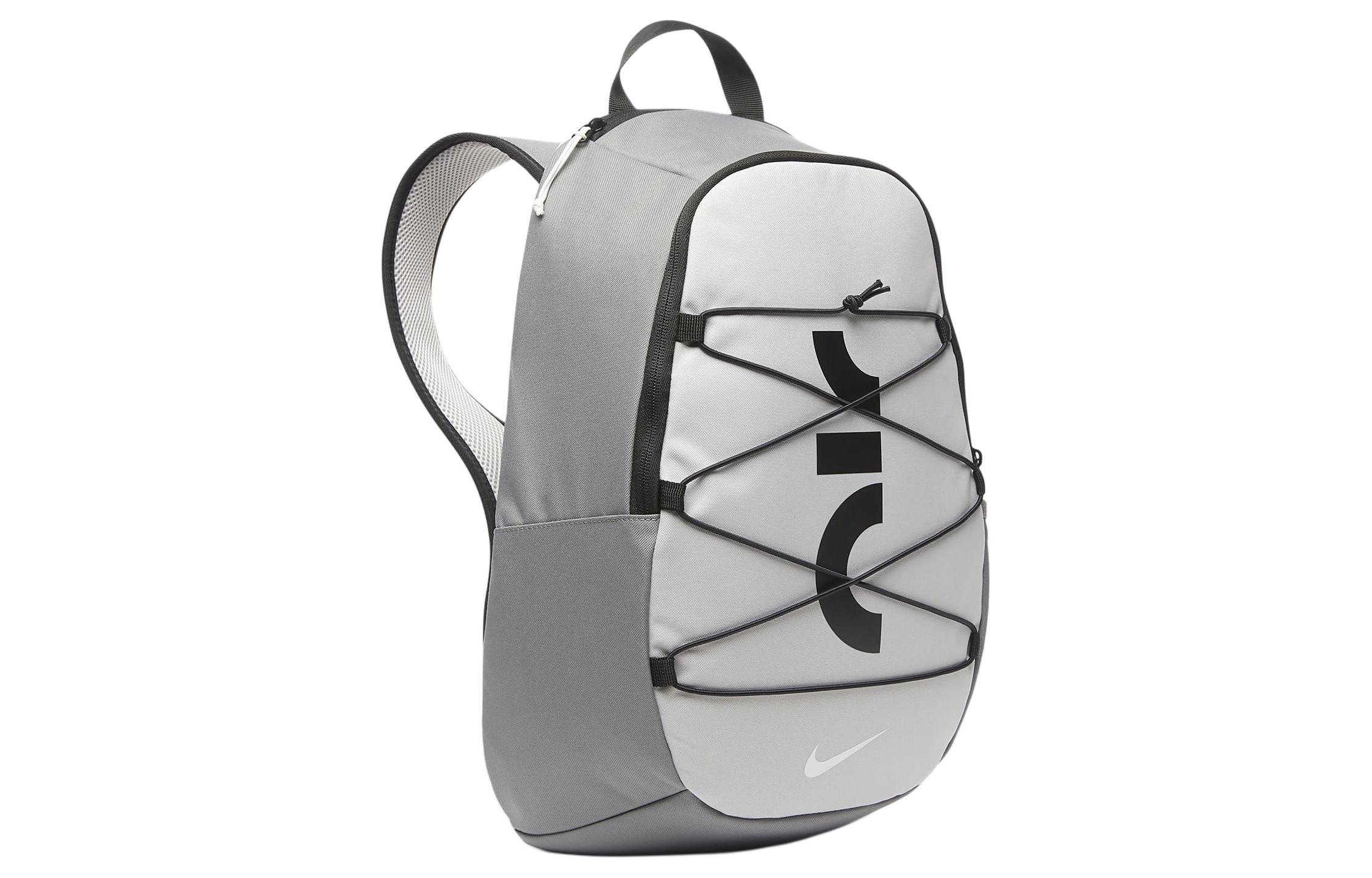 Рюкзак унисекс Nike DV6246-029, asphalt gray & light iron ore gray & mountain white